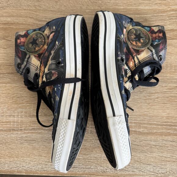 Converse DC Comics Batman Superman Wonder Woman High Tops W7 M5 Chucks - Picture 4 of 8